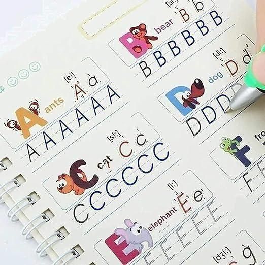 Playwale Reusable Sank Magic Practice Book – Write, Learn, Repeat! 🖋️