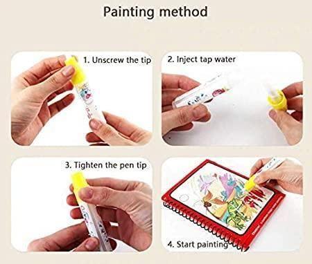PlayWale Magic Water Doodles Book (4 books)